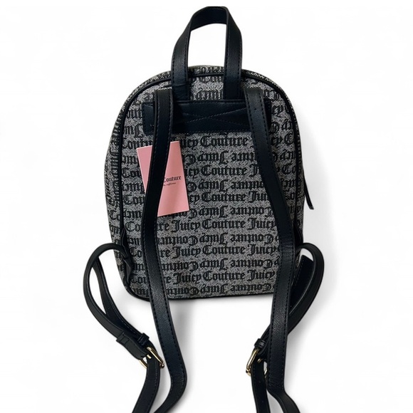 Juicy Couture Black and Silver Backpack with Strawberry Charm - Picture 2 of 2